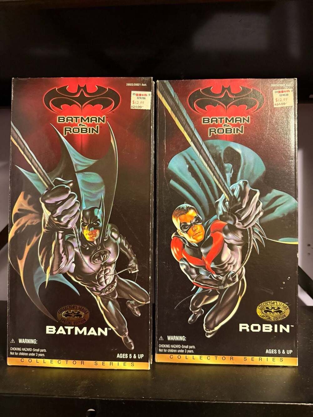 Kenner Batman & Robin Collector Series Special Edition 1997 Action Figures